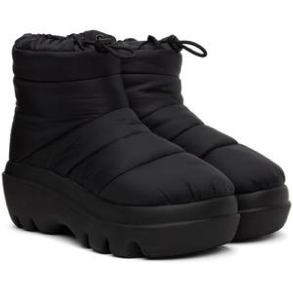 Proenza Schouler Black Quilted Winter Boots